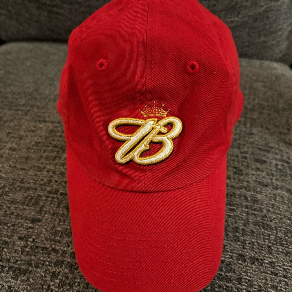Budweiser Red Cap with White‎ Embroidery